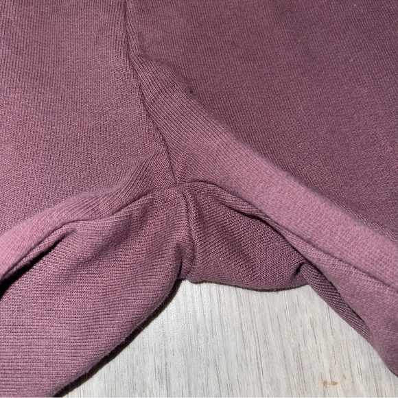 Pact Organic Cotton Cropped Wide Leg Mid Rise Sweats Size XS Purple SEE DESC - Picture 7 of 16